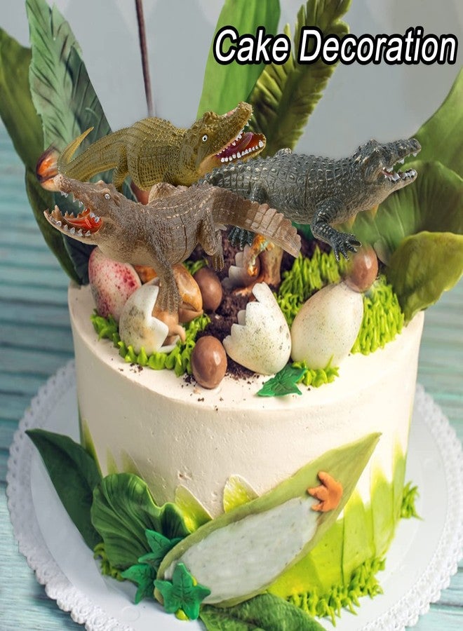 CHELEI2019 3PCS Safari Animal Figurines Set,Crocodile Animal Figures Toy Party Gift - Image 3